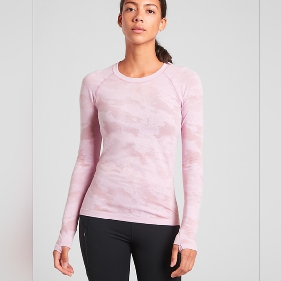 Athleta Tops - Athleta Momentum Camo Long Sleeve